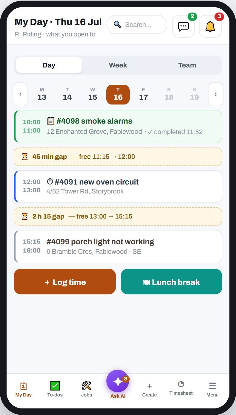 The Service Ninja field app